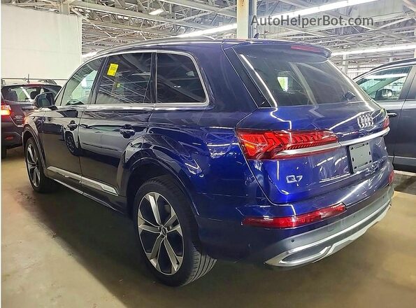 WA1LXAF72MD014929 2021 AUDI Q7 Blue Առջևի աջ