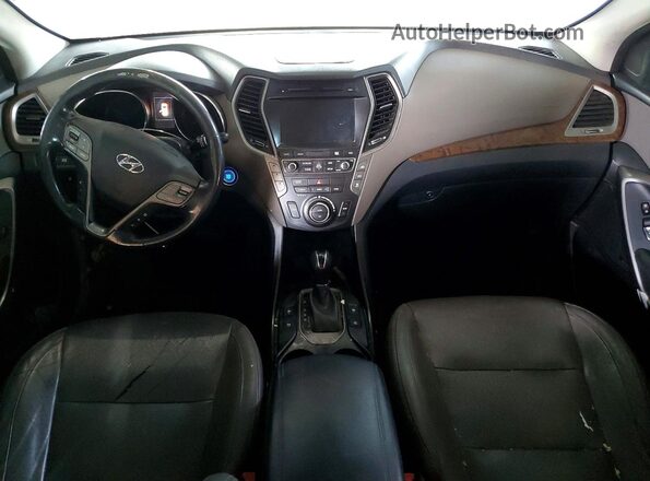 KM8SR4HF4HU218182 2017 HYUNDAI SANTA Silver 