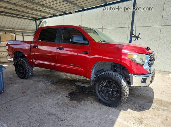 5TFEY5F16KX245780 2019 TOYOTA TUNDRA Red Front view