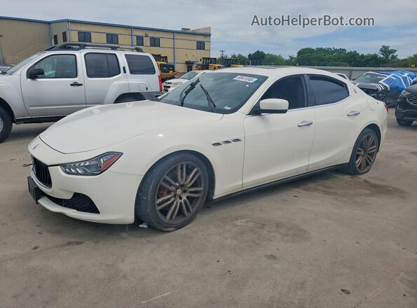 ZAM57RTA9G1177091 2016 MASERATI GHIBLI White Задня ліва чверть
