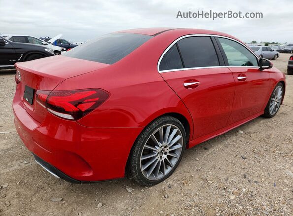 WDD3G4EB4KW017884 2019 MERCEDES-BENZ A Red Front right