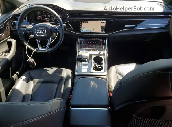 WA1FVAF12LD009176 2020 AUDI Q8 Gray Instrument cluster view