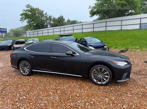 JTHD51GF1M5008943 2021 LEXUS LS500 Black უკანა მარცხენა