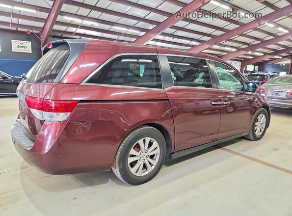 5FNRL5H6XGB122655 2016 HONDA ODYSSEY Burgundy 