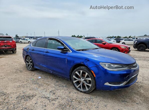 1C3CCCAB5GN107598 2016 CHRYSLER 200 Blue 