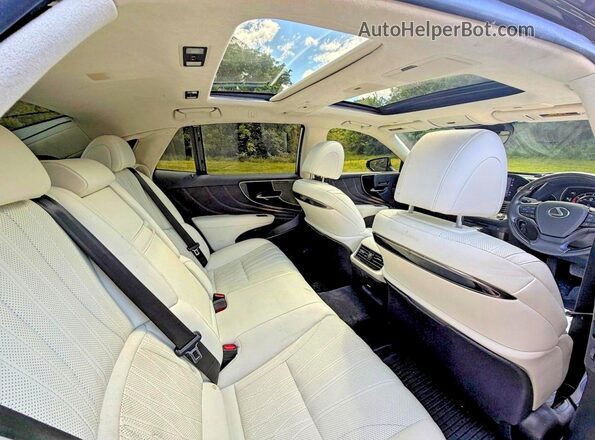 JTHD51GF1M5008943 2021 LEXUS LS Black Front interior view