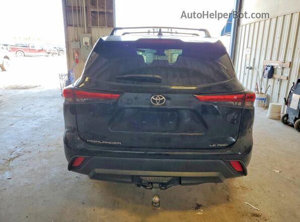 5TDBZRBH1NS587805 2022 TOYOTA HIGHLANDER Black 