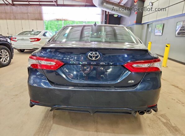 4T1G11AK8LU342743 2020 TOYOTA CAMRY Blue Vista trasera