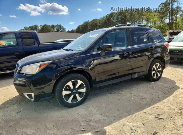 JF2SJAJC6HH527818 2017 SUBARU FORESTER 2.5 Black Задня ліва чверть