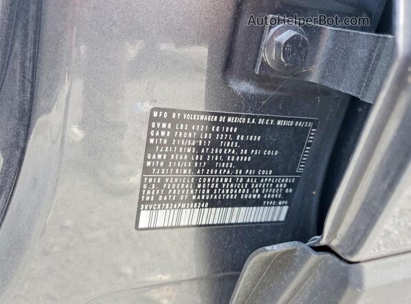3VVCX7B24PM368240 2023 VOLKSWAGEN TAOS Gray 