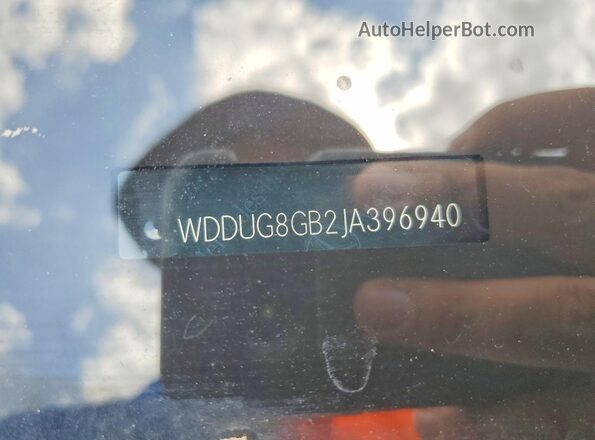 WDDUG8GB2JA396940 2018 MERCEDES-BENZ S Gray 