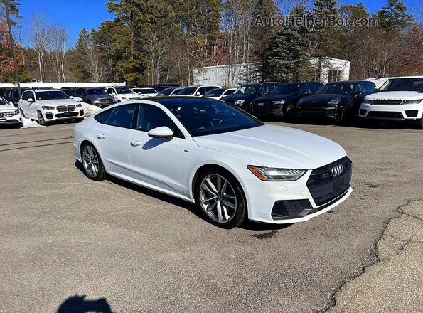 WAUVPBF22MN083202 2021 AUDI A7 White Trasero izquierdo