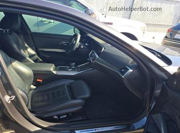 3MW5U7J06M8B75069 2021 BMW M3 Gray Հետևի տեսք