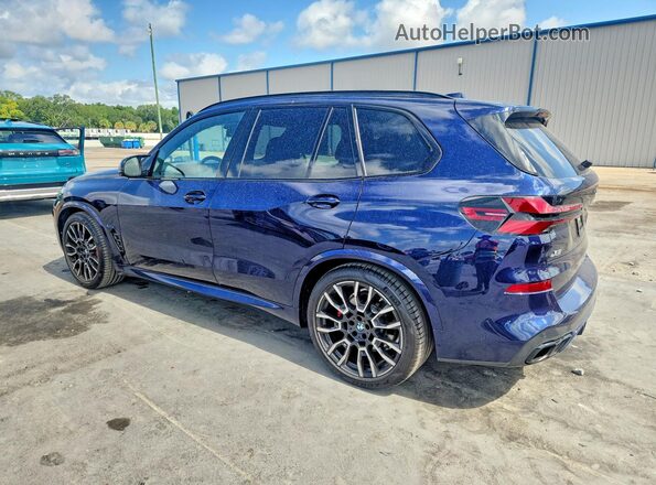 5UX33EU03R9T09335 2024 BMW X5 Blue Հետևի աջ