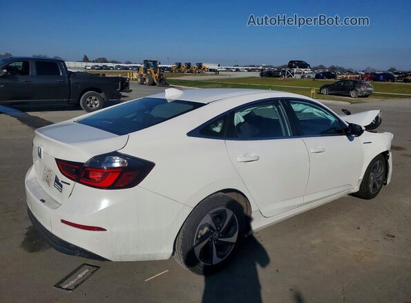 19XZE4F16KE020991 2019 HONDA INSIGHT White Передня права чверть