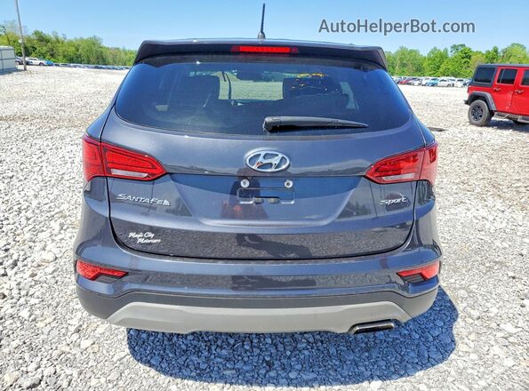 5XYZT3LB9JG572466 2018 HYUNDAI SANTA Gray 