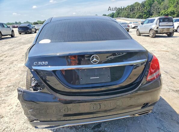 55SWF4JB9GU146651 2016 MERCEDES-BENZ C Black Front interior view