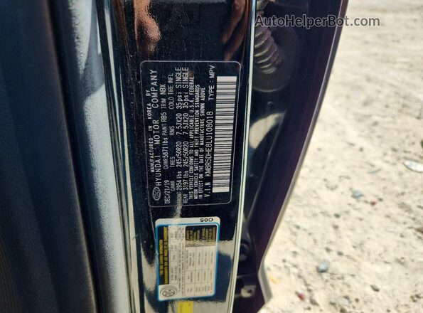 KM8R5DHE8LU108018 2020 HYUNDAI PALISADE Black 