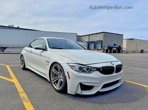 WBS3U9C57GP969947 2016 BMW M4 White Rear left