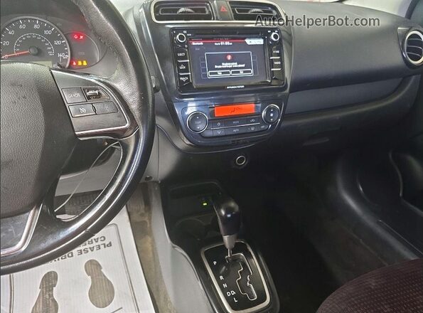 ML32F4FJ4LHF06330 2020 MITSUBISHI MIRAGE Черный Вид задних сидений