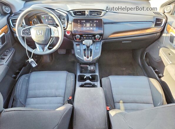 5J6RW2H5XHL044450 2017 HONDA CR-V Black Вид щитка приладів