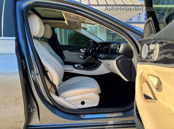 WDDZH6GB9HA239374 2017 MERCEDES-BENZ E Gray 