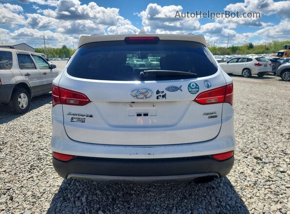 5XYZUDLB7GG343263 2016 HYUNDAI SANTA White Front interior view