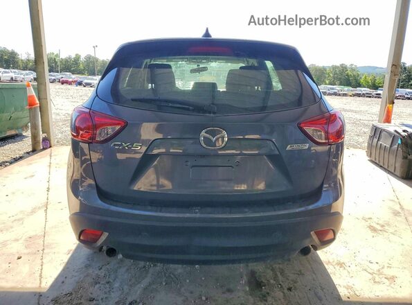 JM3KE2BY6G0832131 2016 MAZDA CX-5 Gray Widok wnętrza z przodu