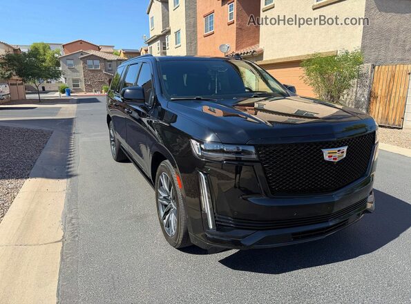 1GYS4RKL0MR402945 2021 CADILLAC ESCALADE Черный Задняя левая четверть