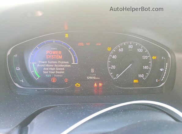 19XZE4F16KE020991 2019 HONDA INSIGHT White Вид задніх сидінь