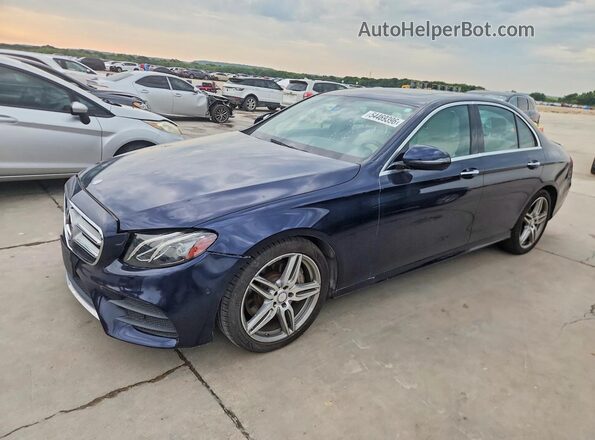 WDDZF4JBXHA081873 2017 MERCEDES-BENZ E Синий Задняя левая четверть