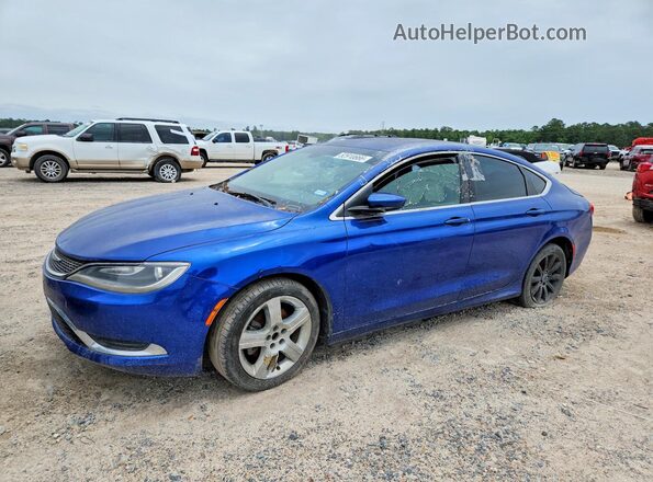 1C3CCCAB5GN107598 2016 CHRYSLER 200 Blue 