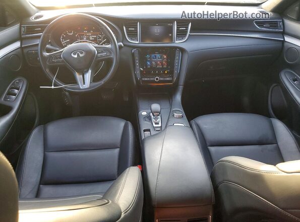 3PCAJ5J30NF101703 2022 INFINITI QX55 Gray Սարքավորումների վահանակի տեսք