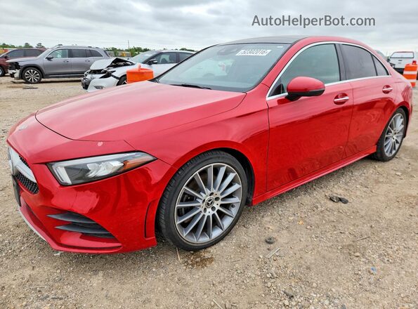 WDD3G4EB4KW017884 2019 MERCEDES-BENZ A Red Rear left