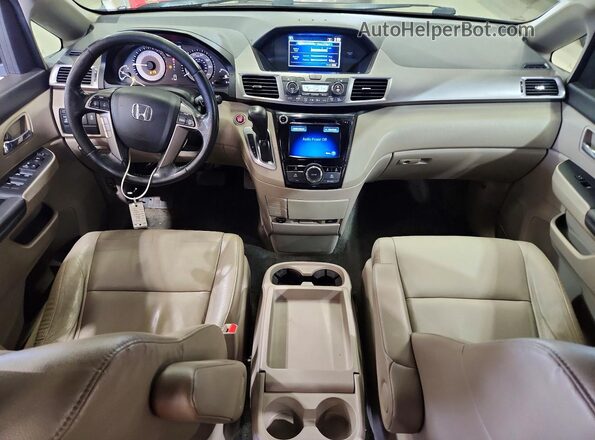 5FNRL5H6XGB122655 2016 HONDA ODYSSEY Burgundy 