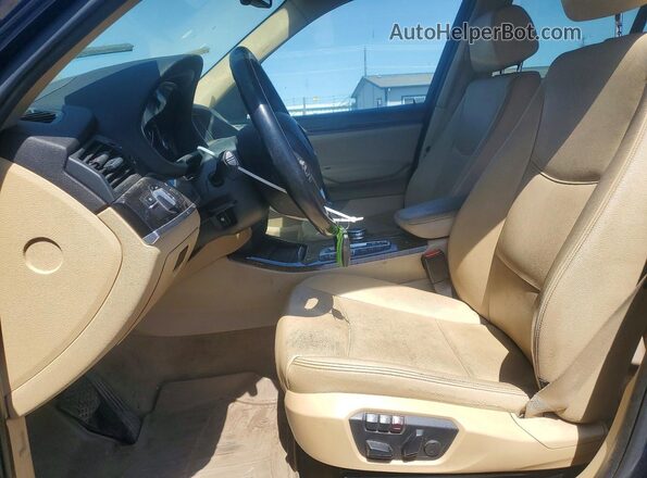 5UXWX7C53G0K36575 2016 BMW X3 Синий Вид панели приборов
