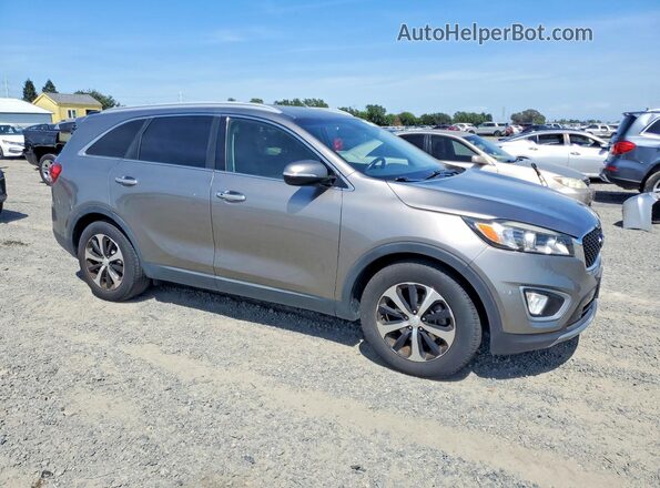 5XYPH4A51GG128826 2016 KIA SORENTO Gray 