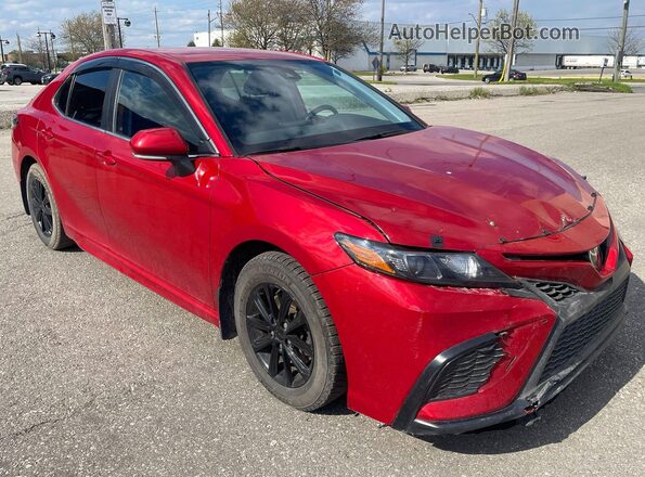 4T1G11AK9NU040137 2022 TOYOTA CAMRY Red 