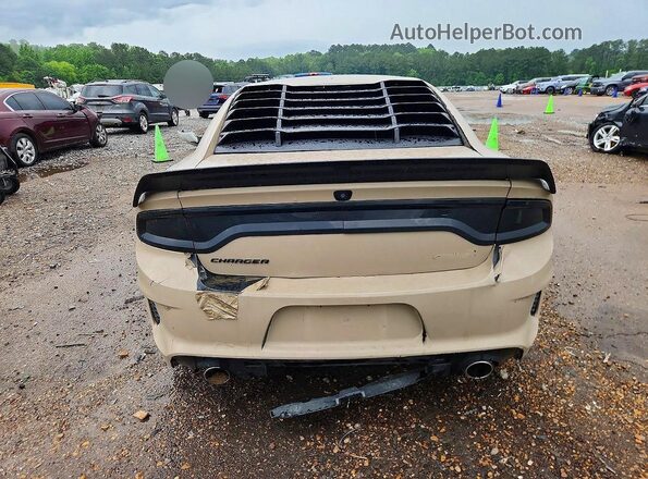 2C3CDXGJ5JH228599 2018 DODGE CHARGER Tan წინა სალონის ხედი