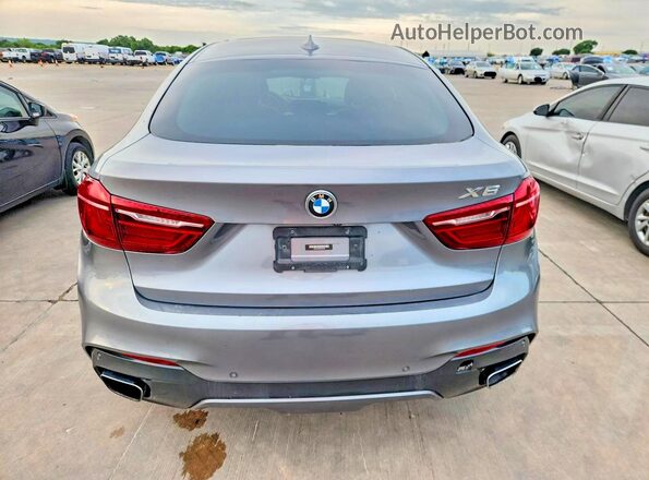 5UXKU0C59K0S97436 2019 BMW X6 Gray Вид салону спереду