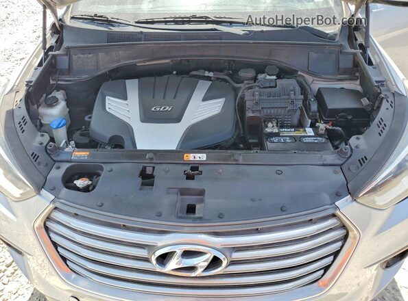 KM8SMDHF1HU181980 2017 HYUNDAI SANTA Silver 