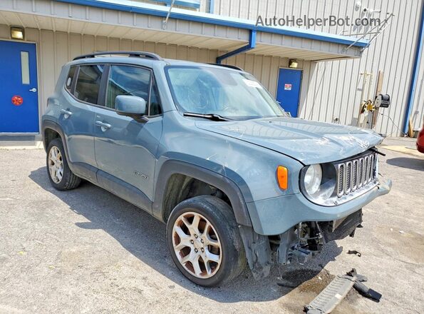 ZACCJBBB2HPF31503 2017 JEEP RENEGADE Серый Вид спереди