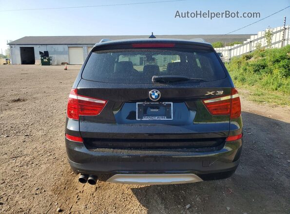 5UXWX9C33H0T21993 2017 BMW X3 Black Vista interior delantera