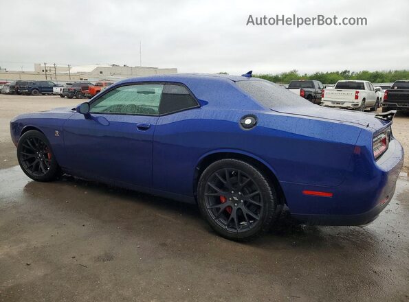 2C3CDZFJXJH171426 2018 DODGE CHALLENGER Синий Задняя правая четверть