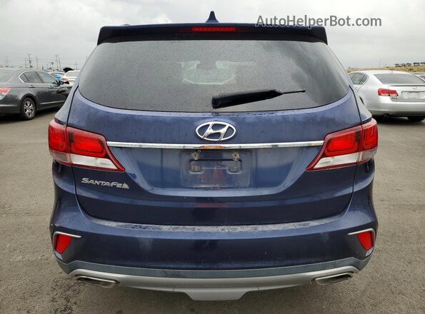 KM8SM4HF7HU212794 2017 HYUNDAI SANTA FE Синий 