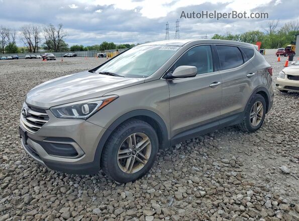 5XYZTDLB1JG513286 2018 HYUNDAI SANTA Gray 
