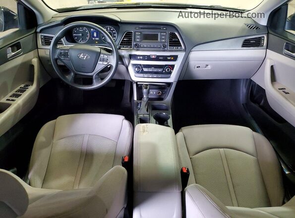 5NPE24AF0HH535497 2017 HYUNDAI SONATA Black 