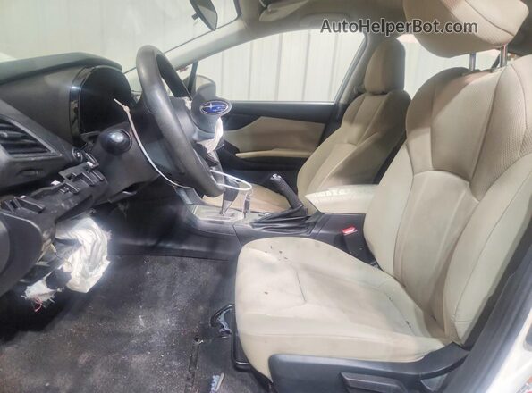 4S3GTAA65K3759548 2019 SUBARU IMPREZA White Dashboard view
