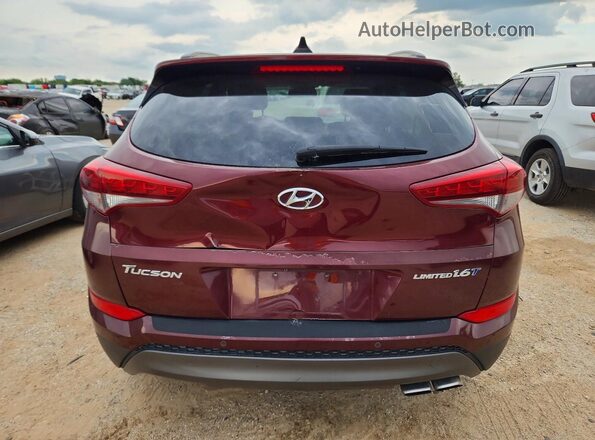 KM8J33A20GU193150 2016 HYUNDAI TUCSON Бордовый 
