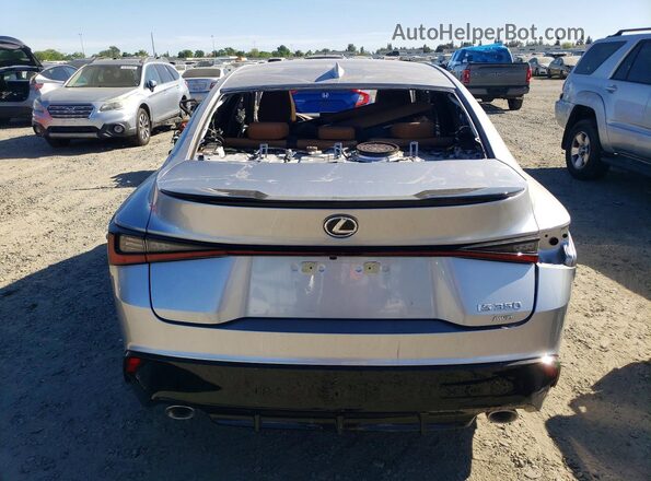 JTHBZ1E29R5037125 2024 LEXUS IS Silver წინა სალონის ხედი